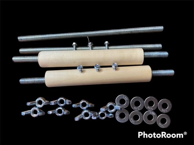Tension Rods for Upright Wood Bead Looms
